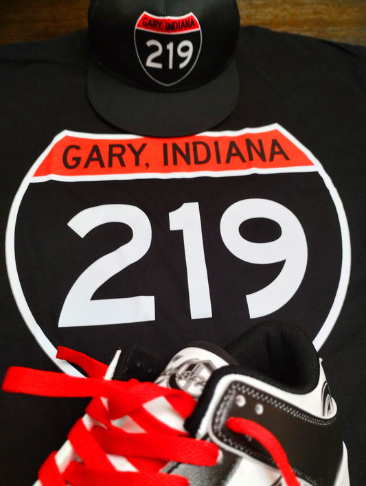 Black and Red 219 Gary Indiana Tshirt